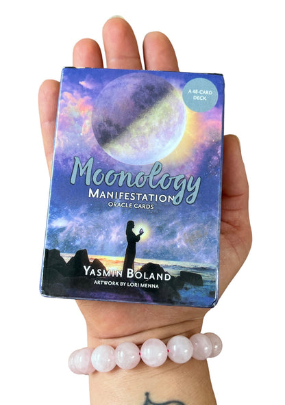 Moonology Manifestation Mini Oracle Card Deck - Yasmin Boland