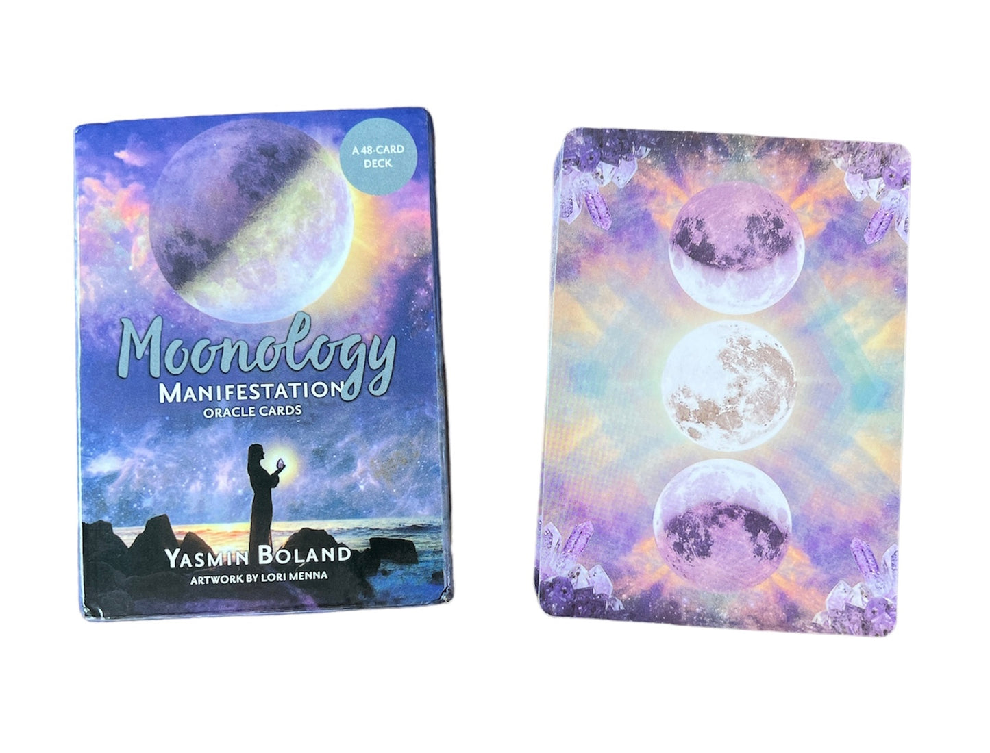 Moonology Manifestation Mini Oracle Card Deck - Yasmin Boland