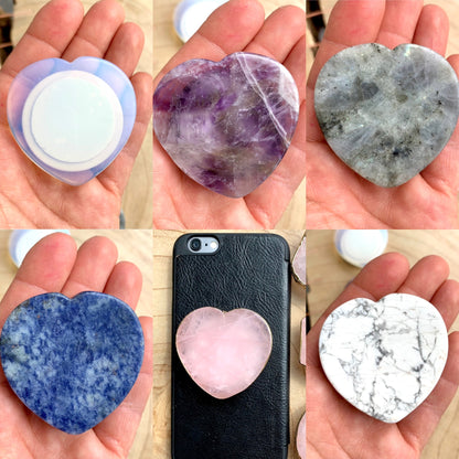 Assorted Crystal Gemstone Phone Grips