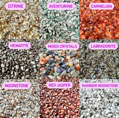 Natural Undrilled Crystal Craft Chips