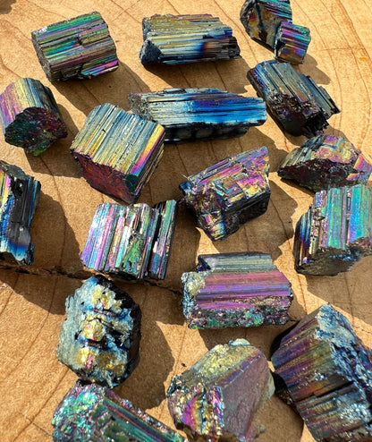 Rough Rainbow Celestial Tourmaline Aura Crystal Specimen