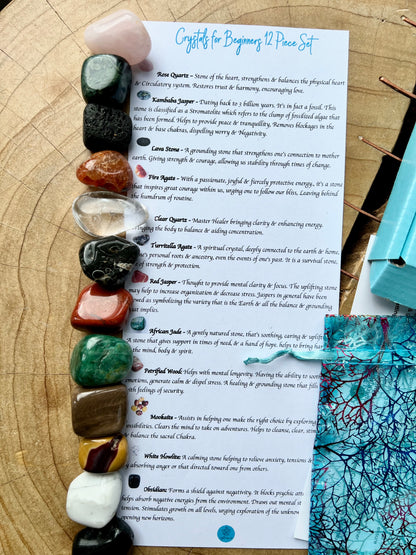 Crystals for Beginners 12 Piece Set NEW!!!