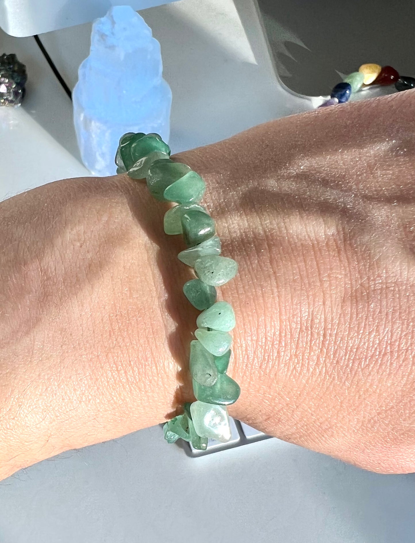 Aventurine Crystal Chip Bracelet