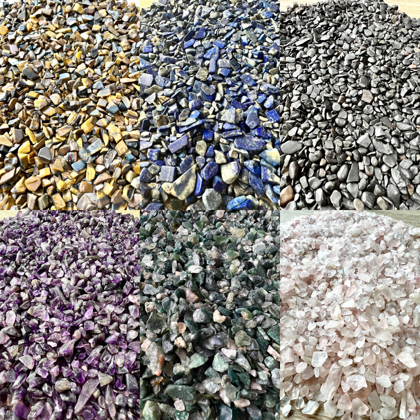 Assorted Natural Undrilled Crystal Craft Chips