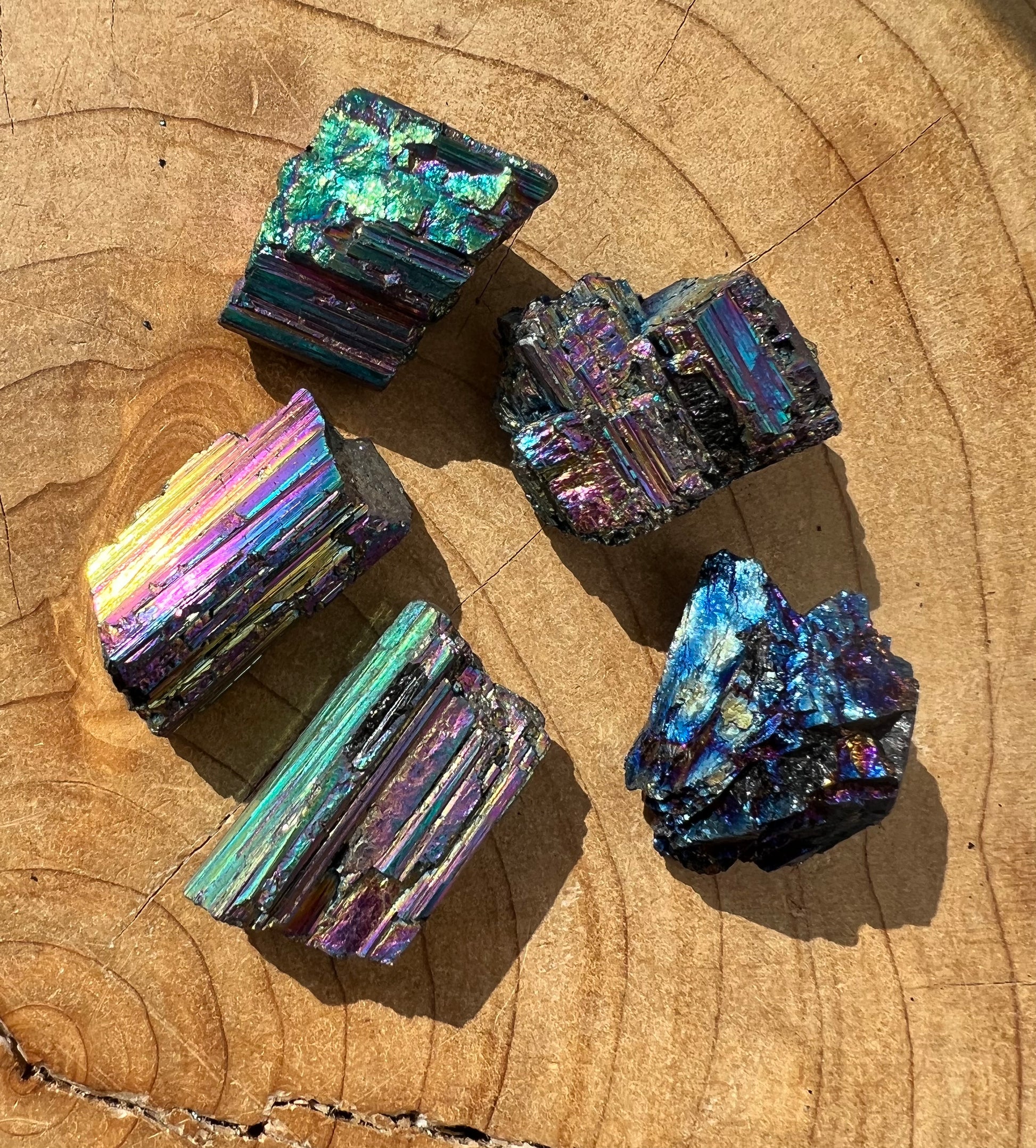 Rough Rainbow Celestial Tourmaline Aura Crystal Specimen