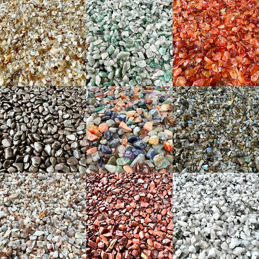 Assorted Natural Undrilled Crystal Craft Chips