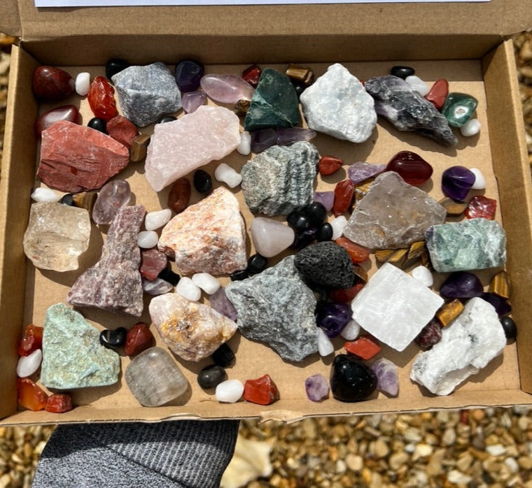 Mixed Crystal Value Pack Mystery Box Lucky Dip Mix 650g