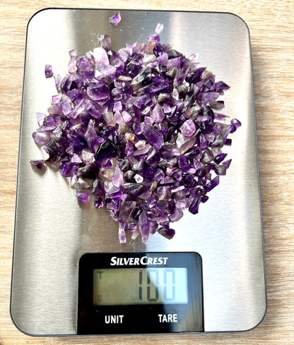 Amethyst Natural Undrilled Crystal Craft Chips
