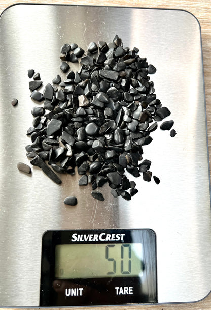Black Tourmaline Natural Undrilled Crystal Craft Chips