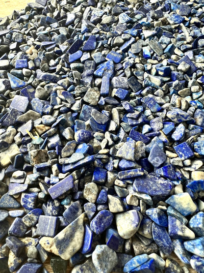 Lapis Lazuli Natural Undrilled Crystal Craft Chips