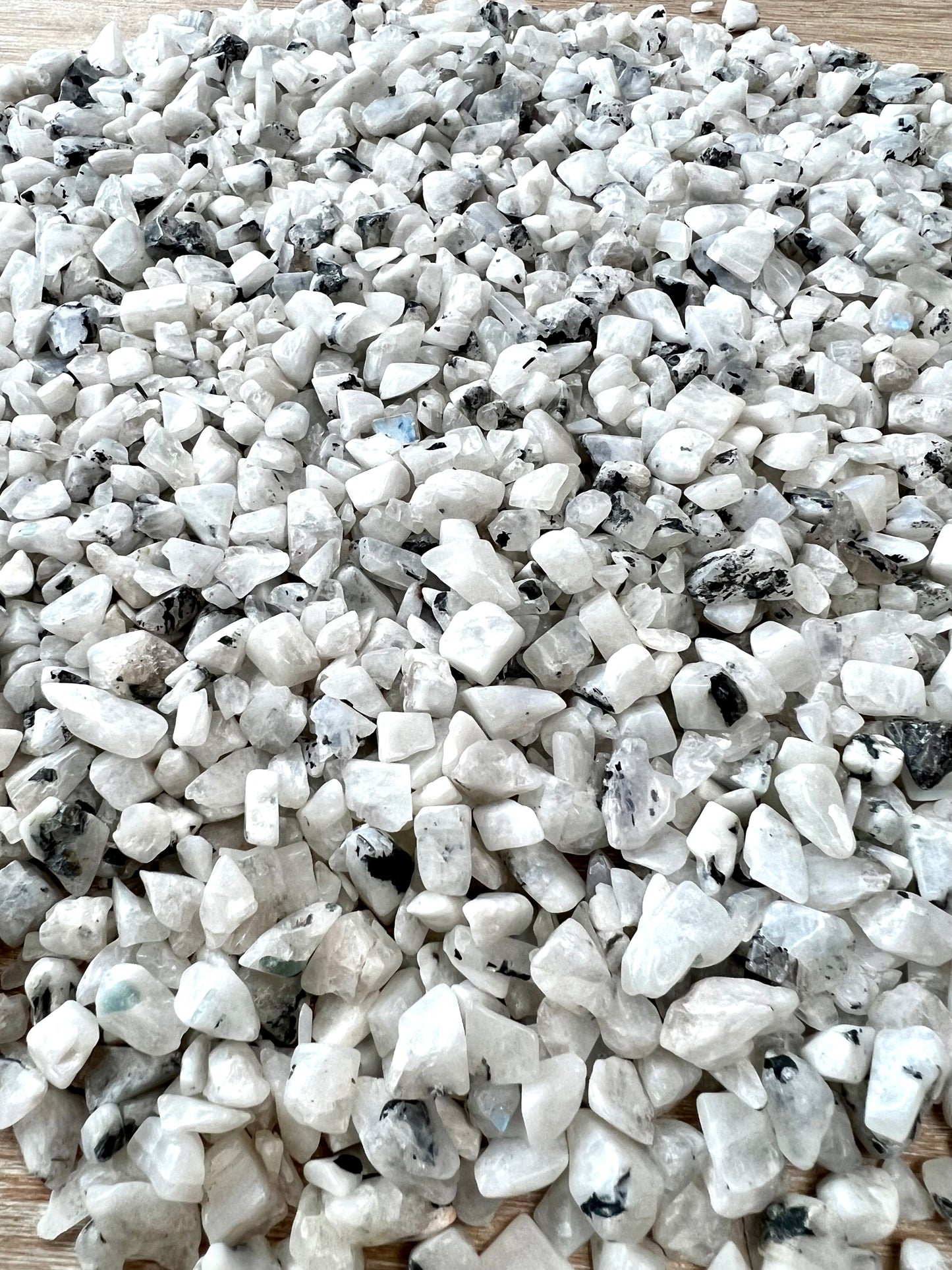 Rainbow Moonstone Natural Undrilled Crystal Craft Chips
