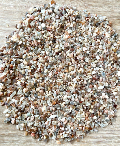 Moonstone Natural Undrilled Crystal Craft Chips
