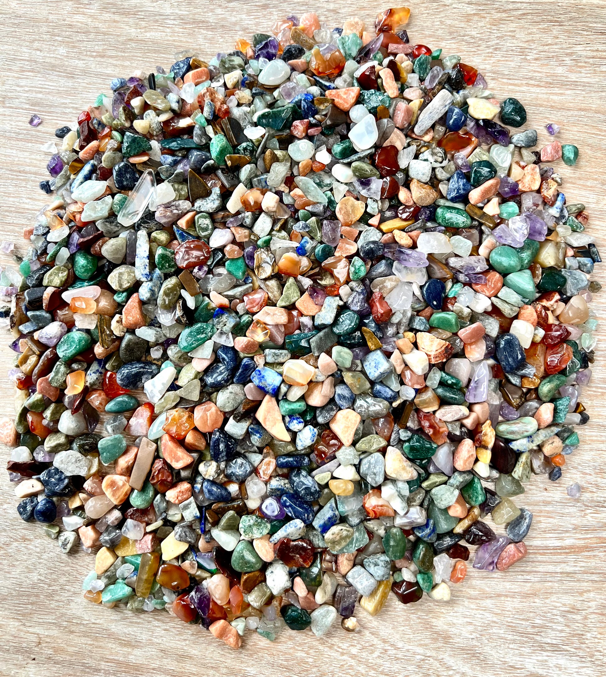 Mixed Crystal Natural Undrilled Crystal Craft Chips