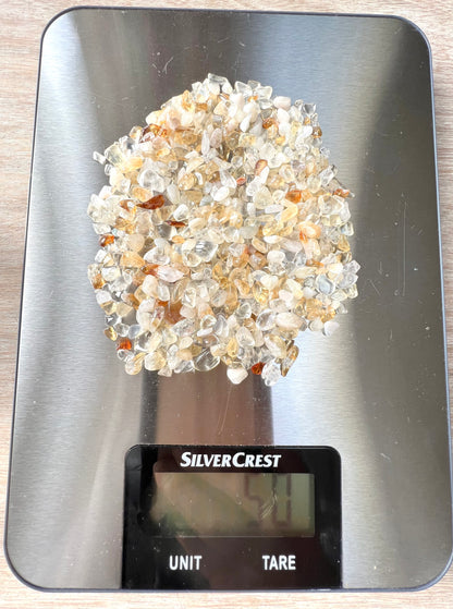 Citrine Natural Undrilled Crystal Craft Chips