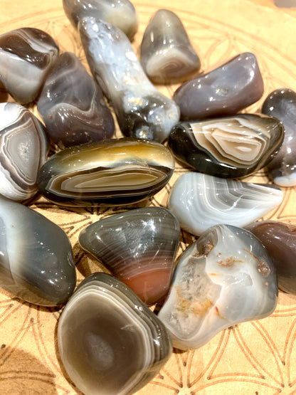 Botswana Agate Tumblestone - Crystalboutique.co.uk