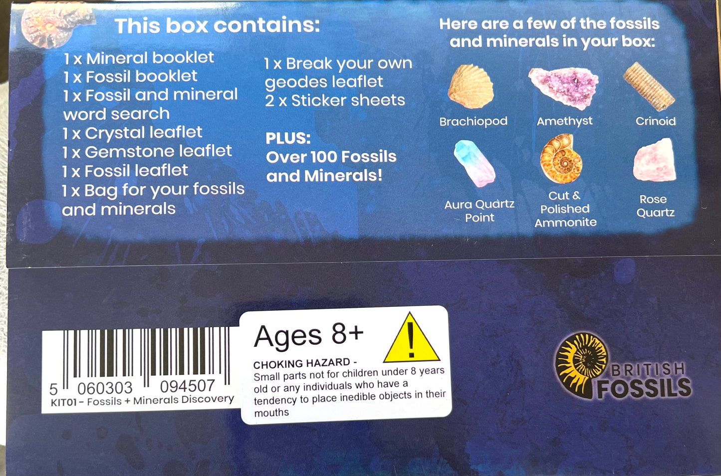 Fossil & Mineral Discovery Box