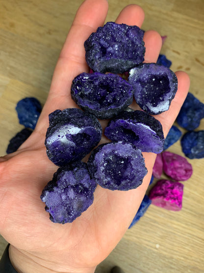Quartz Mini Druzy Geode (Dyed)