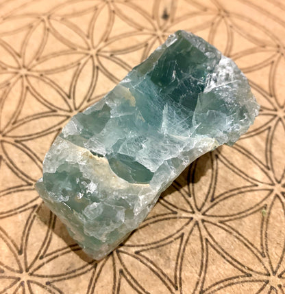 Fluorite One Sided Polished Crystal - Crystalboutique.co.uk