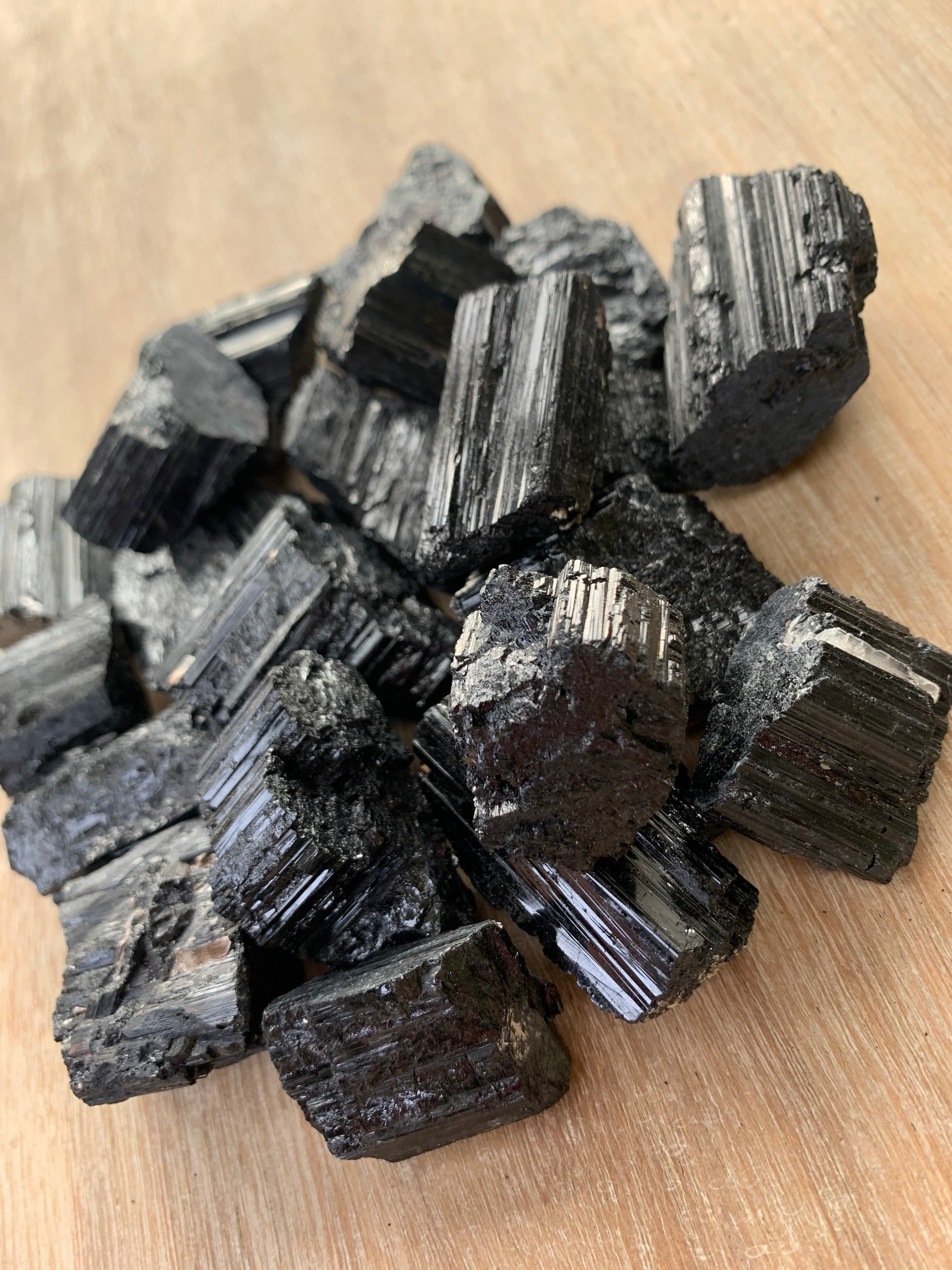 Black Tourmaline Rough Natural Crystal Specimen - CrystalBoutique.co.uk