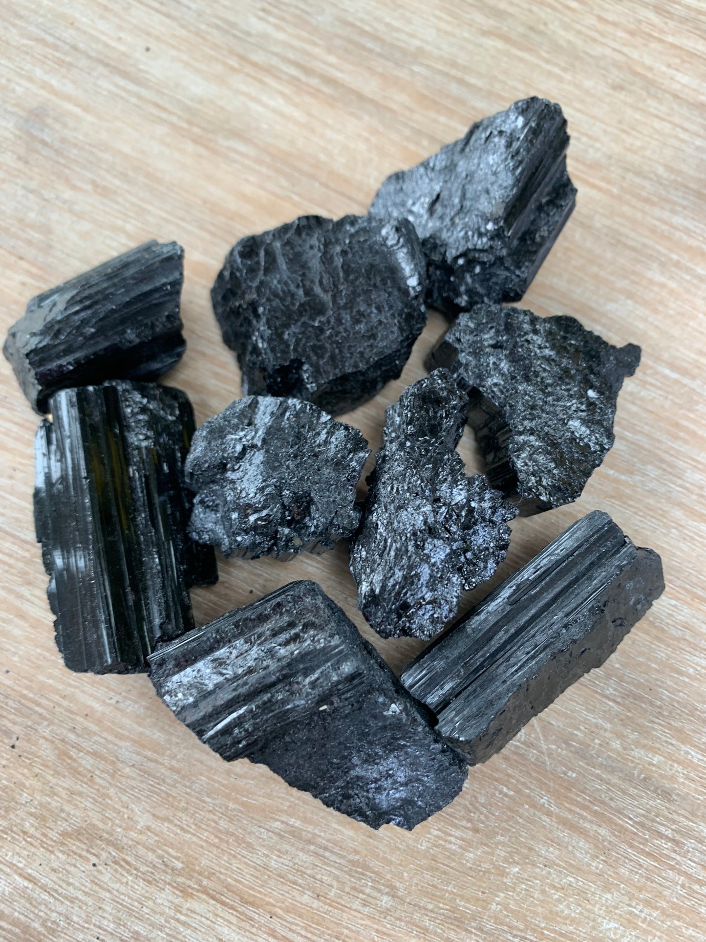 Black Tourmaline Rough Natural Crystal Specimen - CrystalBoutique.co.uk