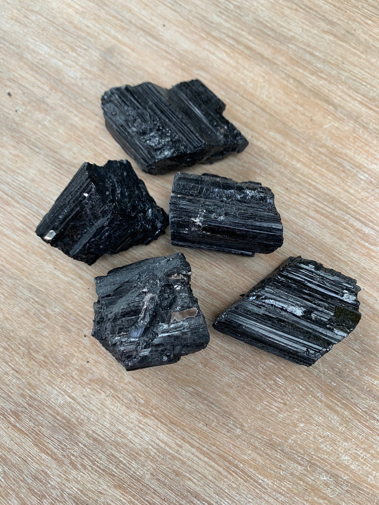 Black Tourmaline Rough Natural Crystal Specimen - CrystalBoutique.co.uk