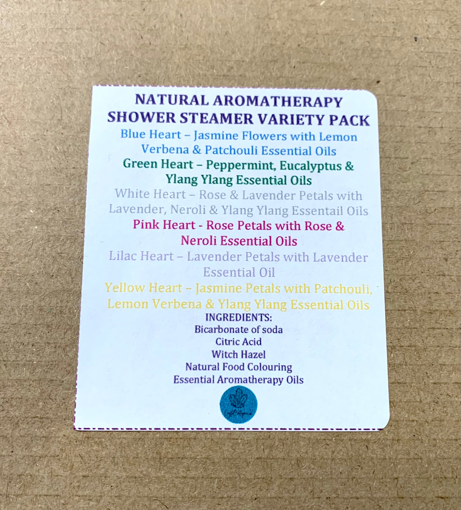 Essential Oils Shower Steamer Variety 6 Pack Gift Set