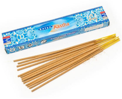 Aastha Satya Premium Incense - CrystalBoutique.co.uk 