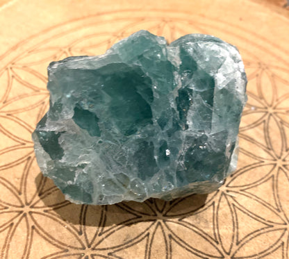 Fluorite One Sided Polished Crystal - Crystalboutique.co.uk