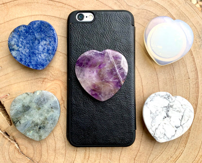 Assorted Crystal Gemstone Phone Grips