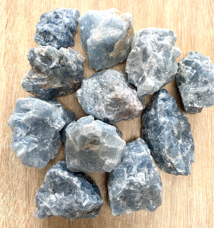 Calcite (Blue) Rough Crystal Stone
