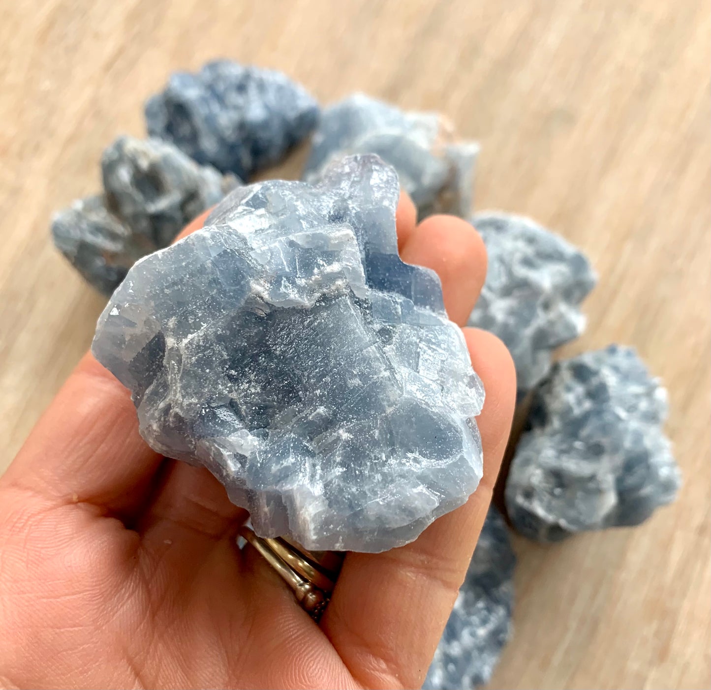 Calcite (Blue) Rough Crystal Stone