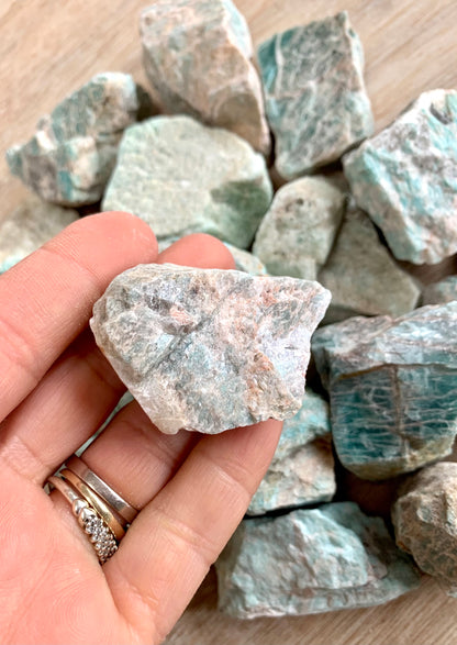 Amazonite Rough Crystal Stone