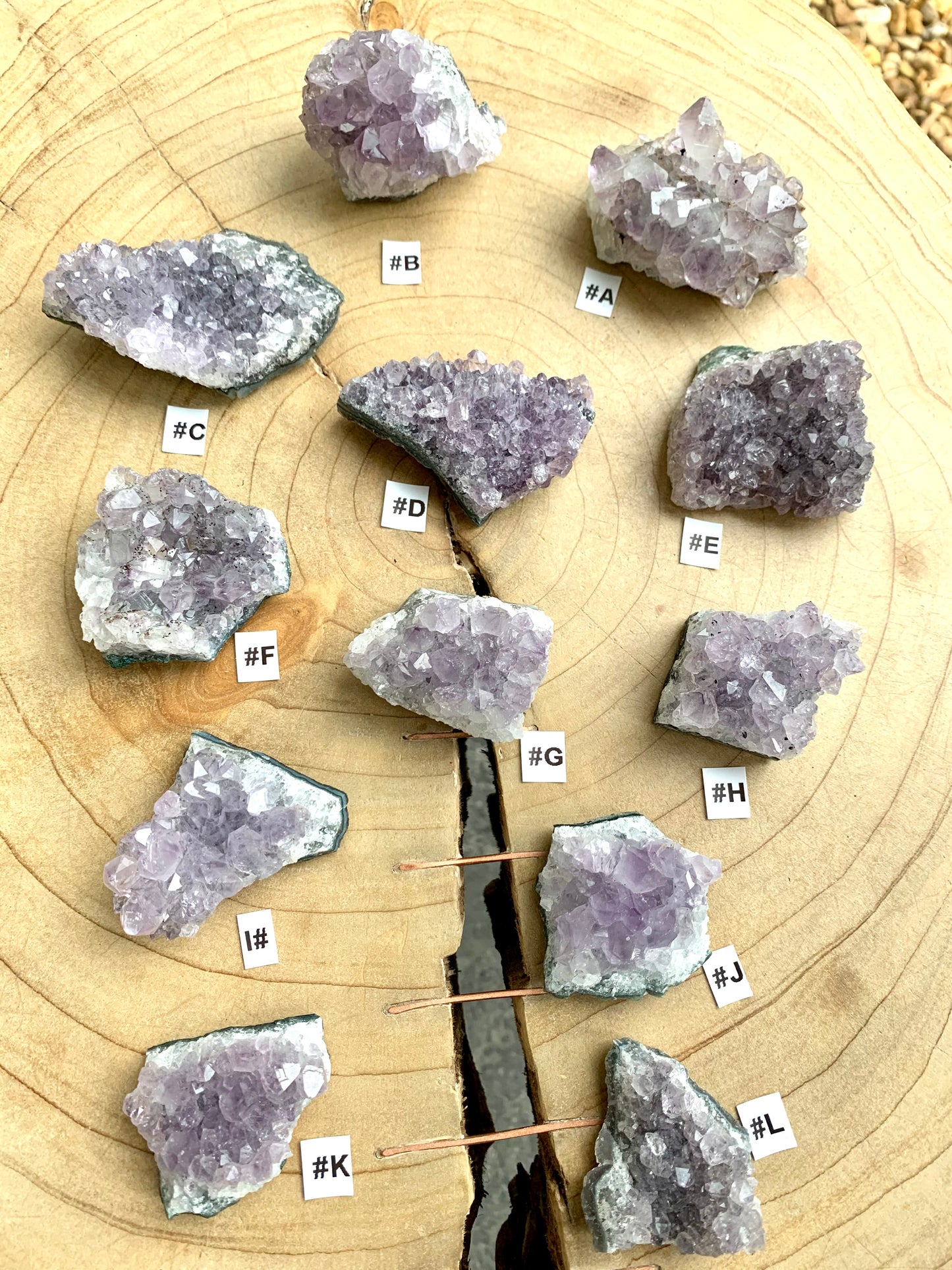 Amethyst Druzy Cluster Lilac 