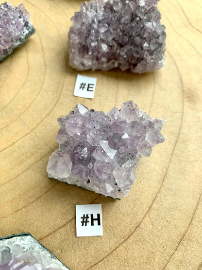 Amethyst Druzy Cluster Lilac 