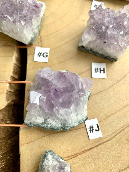 Amethyst Druzy Cluster Lilac 