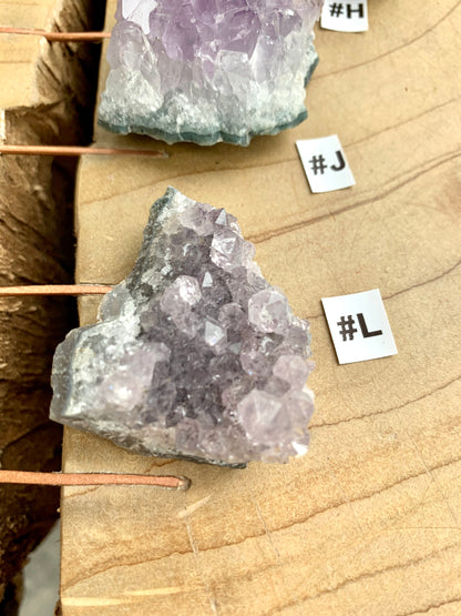 Amethyst Druzy Cluster Lilac 