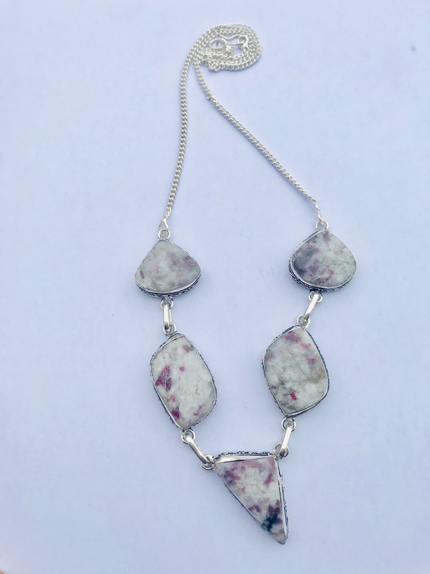 Tourmaline in Quartz Crystal Necklace - Happiness - Crystal Boutique.co.uk
