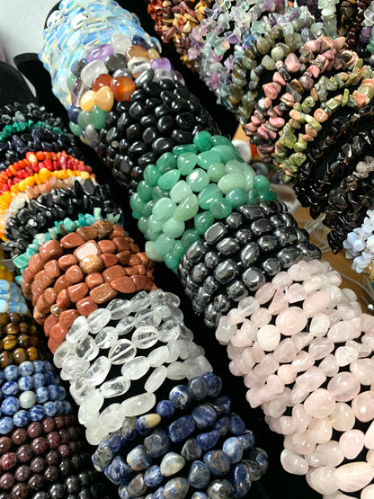 Tumblestone Crystal Healing Bracelets