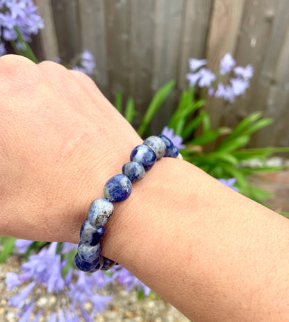 Tumblestone Crystal Healing Bracelet Sodalite
