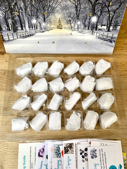 Crystal Gemstone 24 Day Traditional Premium Christmas Advent Calendar