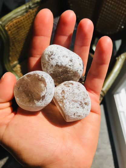 Smokey Quartz Crystal Dragons Eggs - Crystal Boutique.co.uk