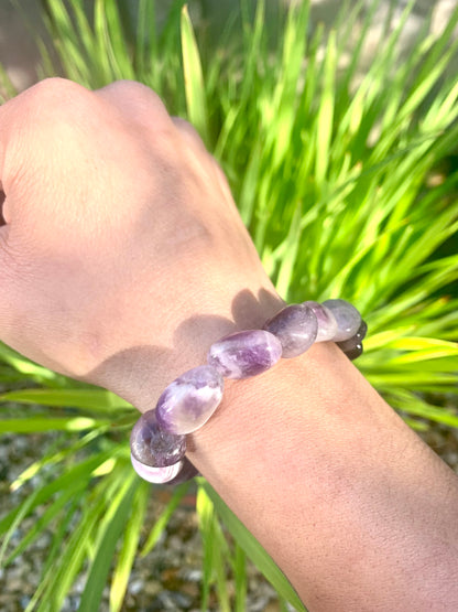 Tumblestone Crystal Healing Bracelets Amethyst 