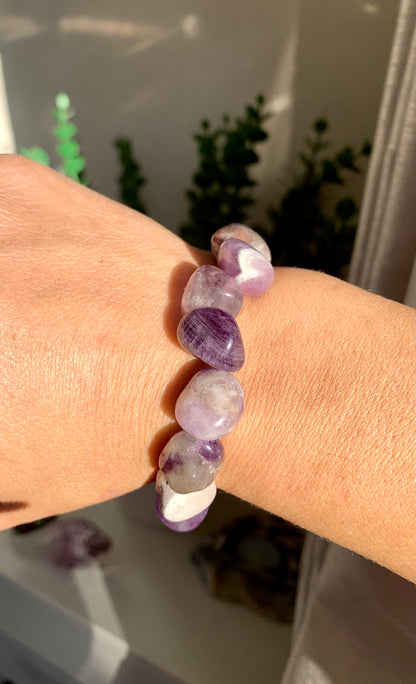 Tumblestone Crystal Healing Bracelets Amethyst 