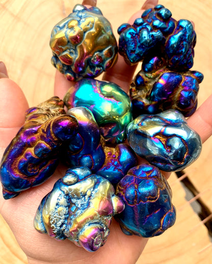 Chalcedony Rainbow Aura Space Bubbles