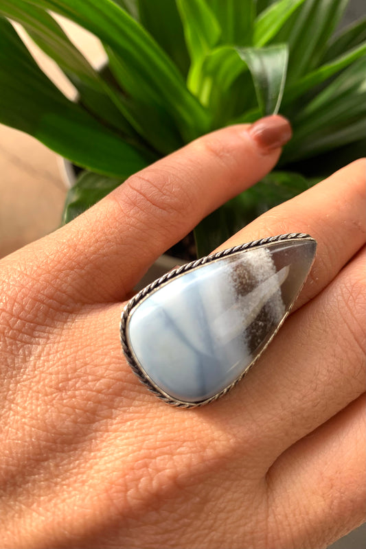 Owyhee Opal Crystal Statement Ring