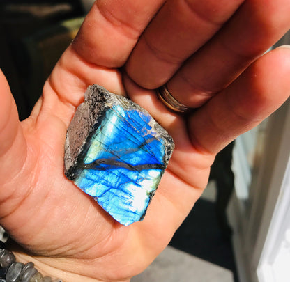 Labradorite One Sided Polished Stones - Crystal Boutique.co.uk