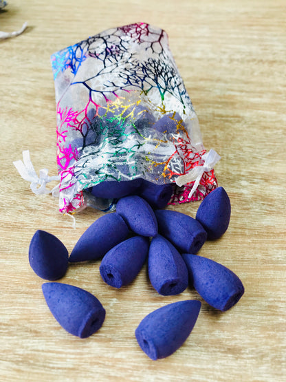 Backflow Incense Cones - 20 Pack Lavender - Crystal Boutique.co.uk 