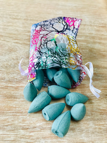 Backflow Incense Cones - 20 Pack Ocean - Crystal Boutique.co.uk