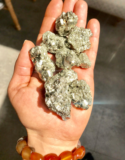 Pyrite Chispa Rough Stones Extra Quality Mineral - Crystal Boutique.co.uk