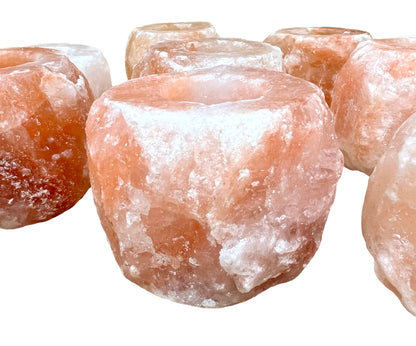 Himalayan Salt Tea-Light Candle Holder - Crystal Boutique.co.uk